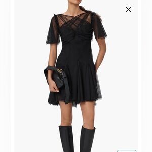 All Saints Madi Fitted Dress size 4, Like New!